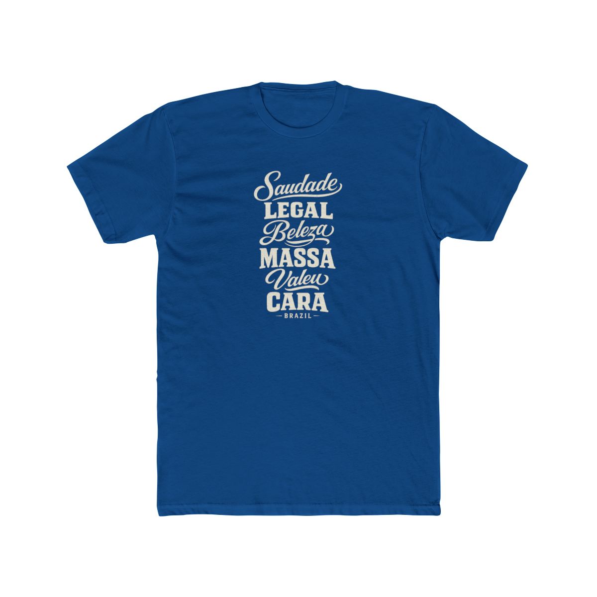 Brazil local slang men's tee — typographic sayings design | Nameshi Destinations (view 10)