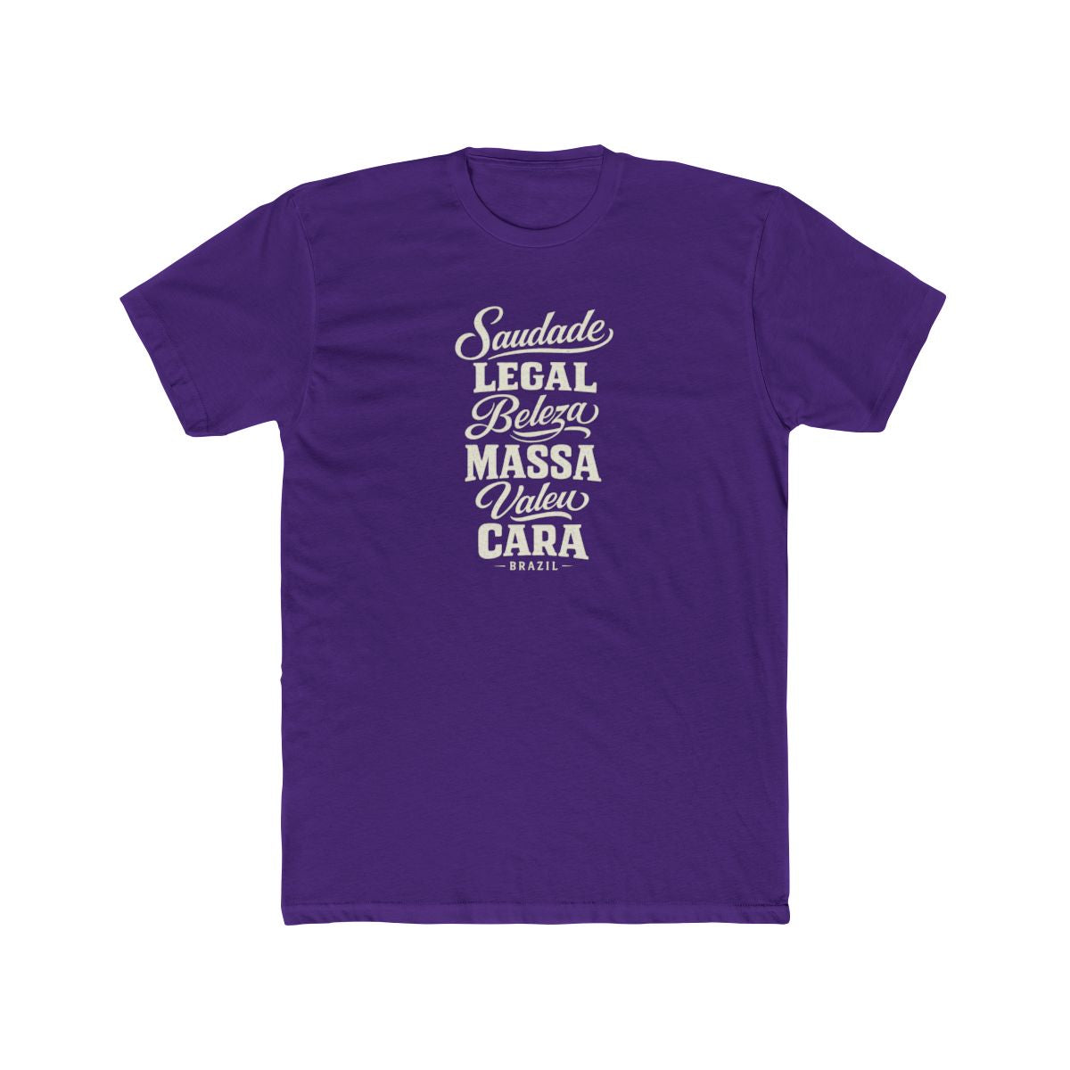 Brazil local slang men's tee — typographic sayings design | Nameshi Destinations (view 13)