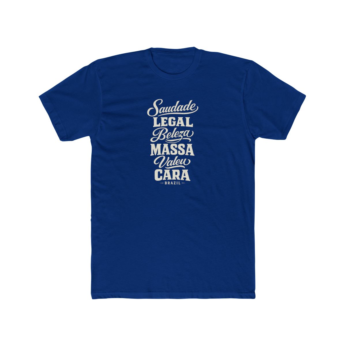 Brazil local slang men's tee — typographic sayings design | Nameshi Destinations (view 11)