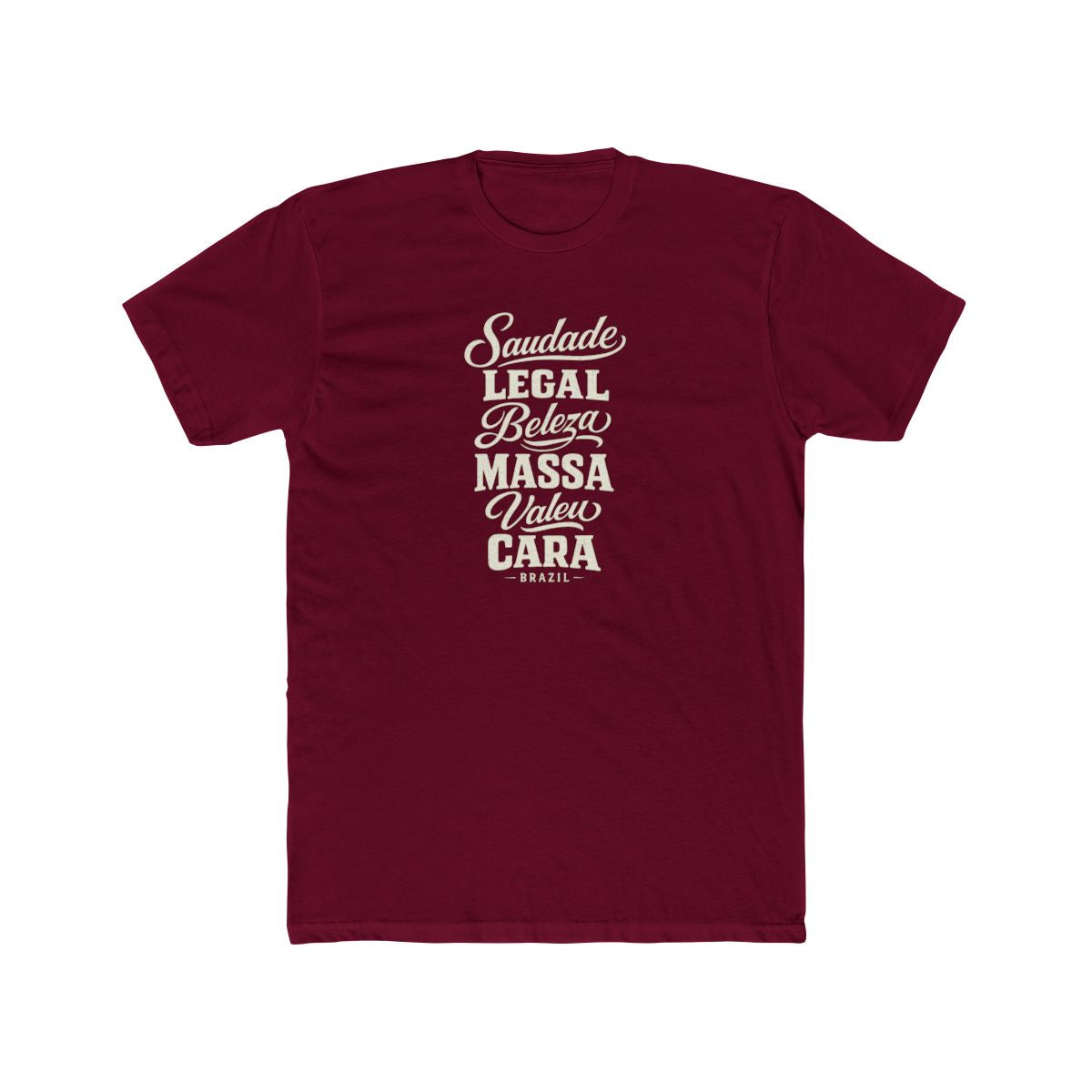 Brazil local slang men's tee — typographic sayings design | Nameshi Destinations (view 14)