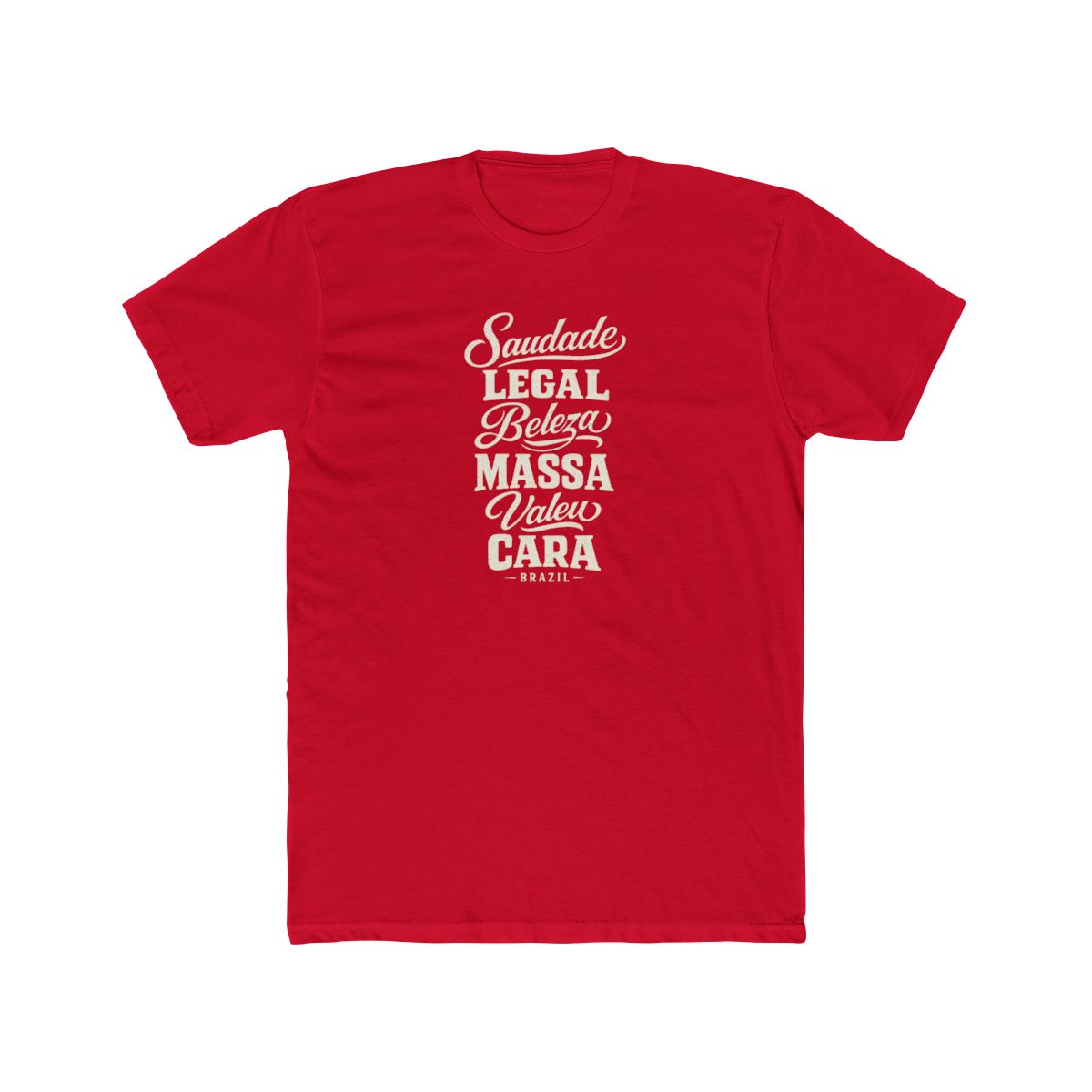 Brazil local slang men's tee — typographic sayings design | Nameshi Destinations (view 15)