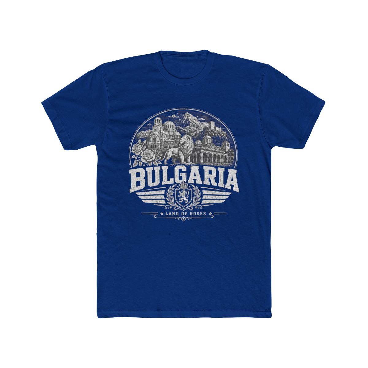 Bulgaria Men's Tee — Solid Royal