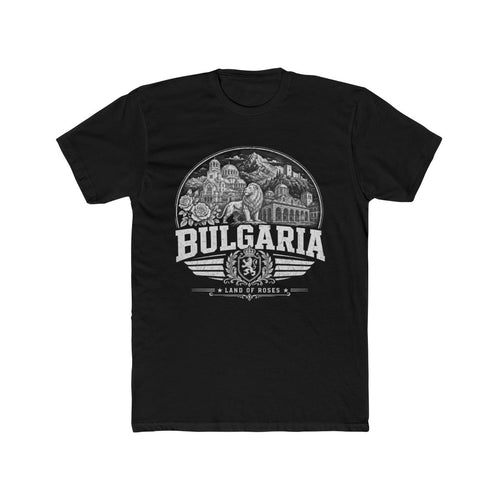 Bulgaria Men's Tee — Solid Black