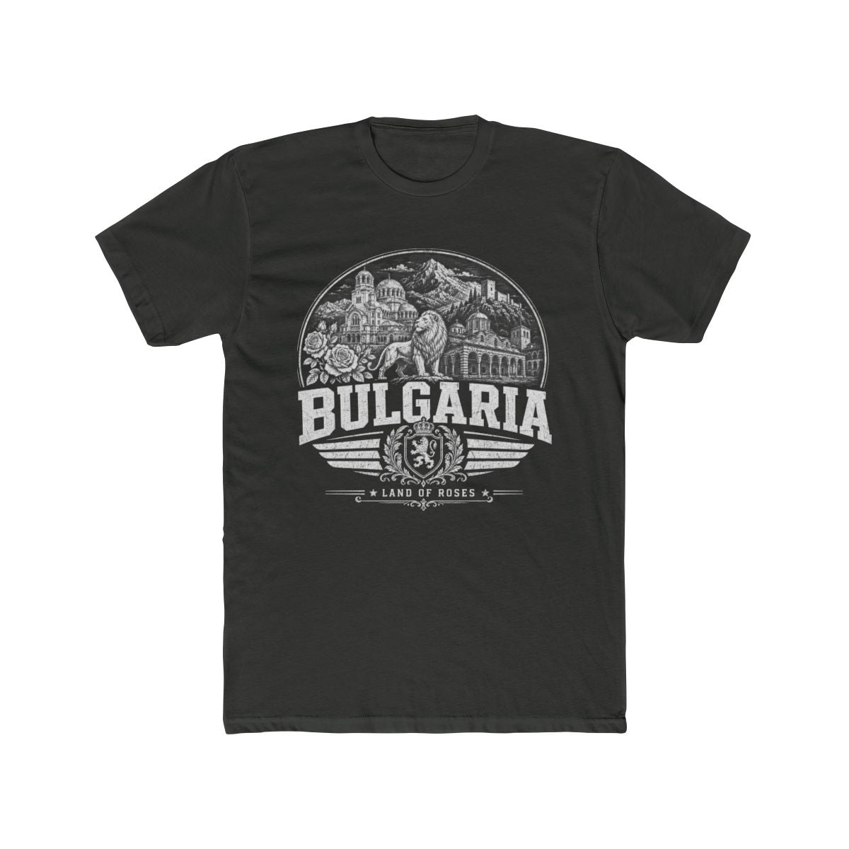 Bulgaria Men's Tee — Solid Heavy Metal