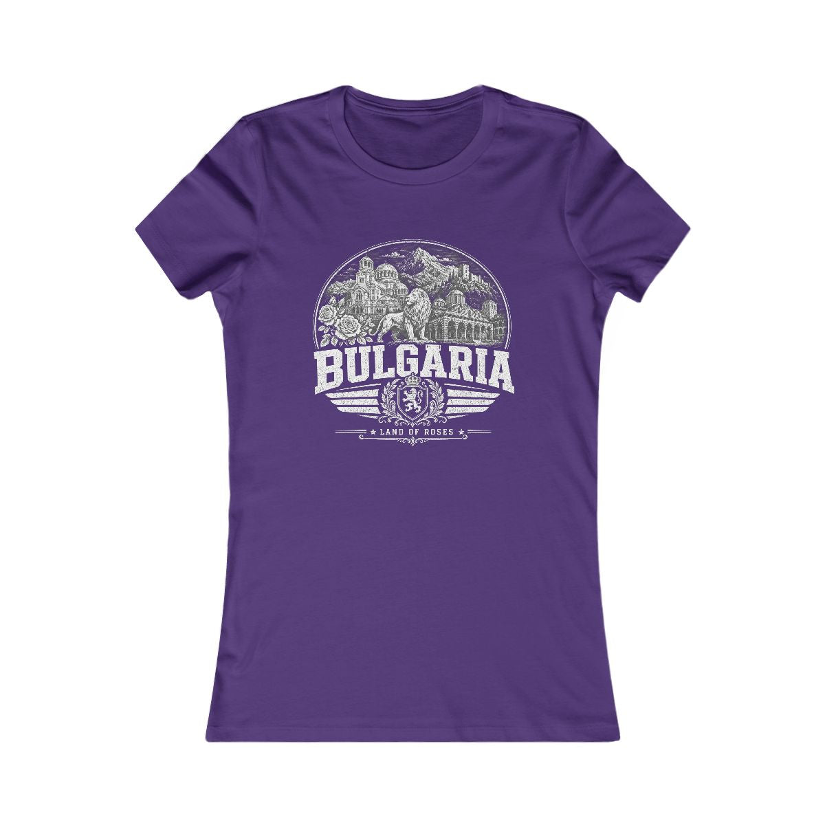 Bulgaria Women's Tee — Team Purple