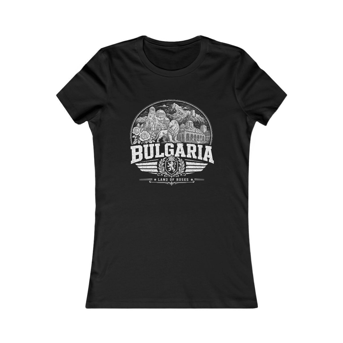 Bulgaria Women's Tee — Black