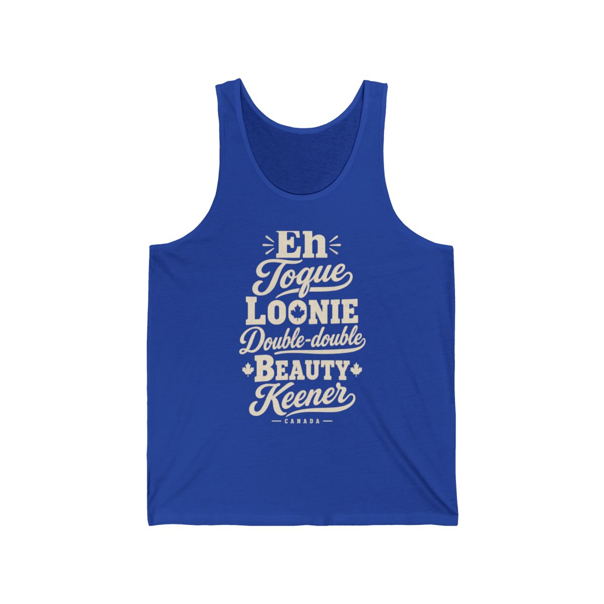 Canada local slang men's tank top — typographic sayings design | Nameshi Destinations (view 13)