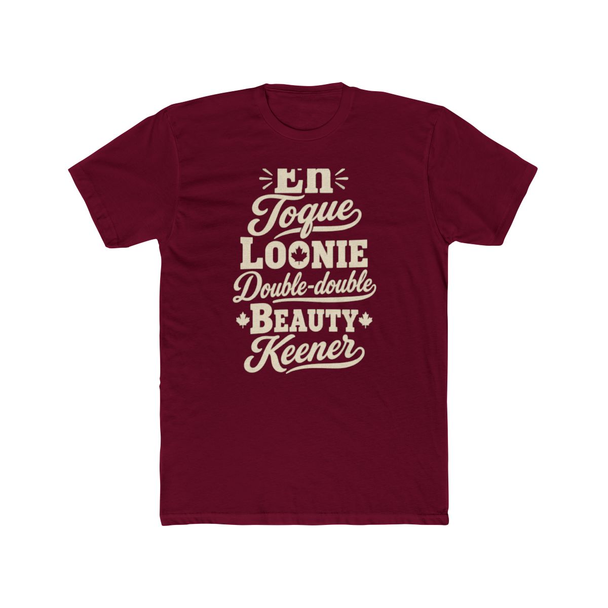 Canada local slang men's tee — typographic sayings design | Nameshi Destinations (view 14)
