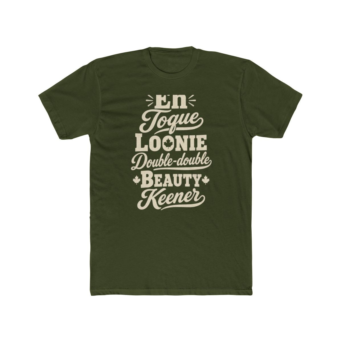 Canada local slang men's tee — typographic sayings design | Nameshi Destinations (view 4)