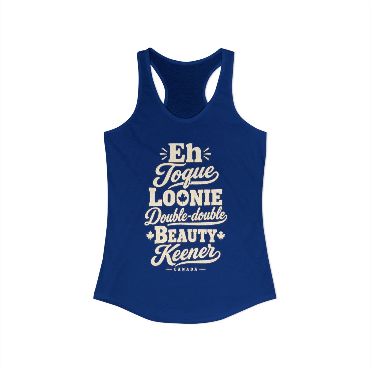 Canada local slang women's tank top — typographic sayings design | Nameshi Destinations (view 19)