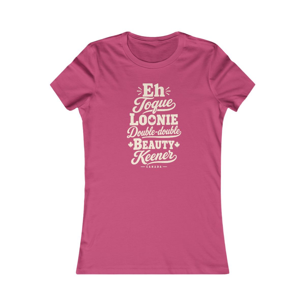 Canada local slang women's tee — typographic sayings design | Nameshi Destinations (view 15)