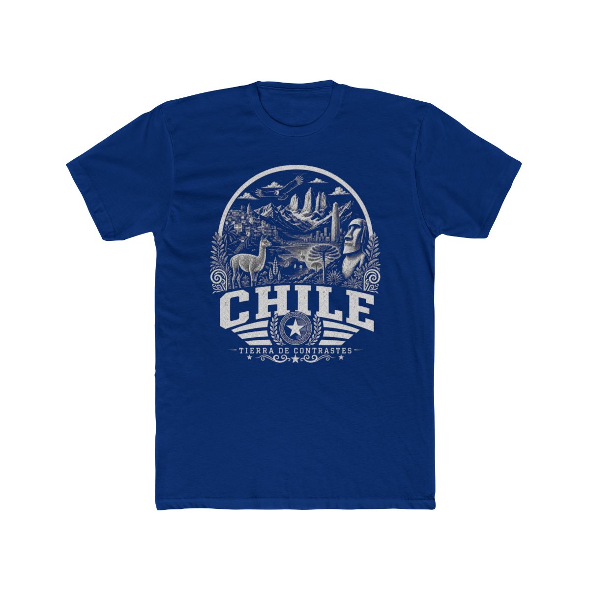 Chile Men's Tee — Solid Royal