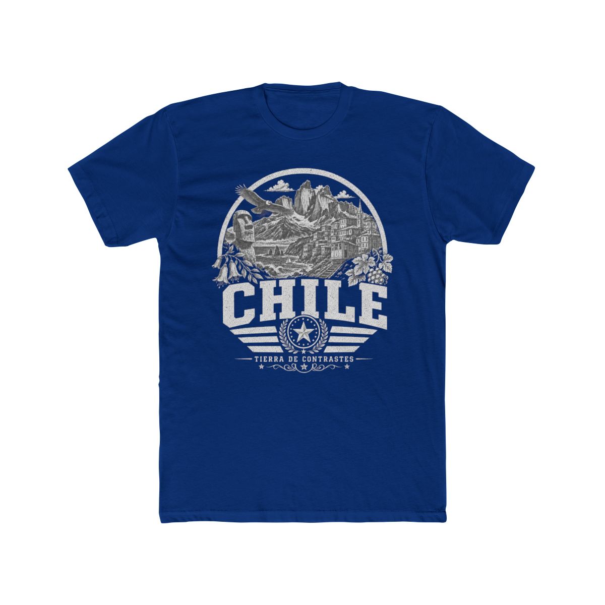 Chile Men's Tee — Solid Royal