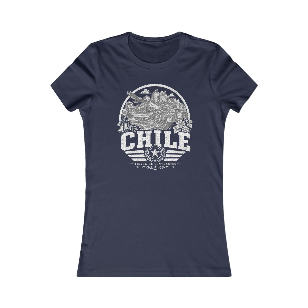Chile Women's Tee — Navy