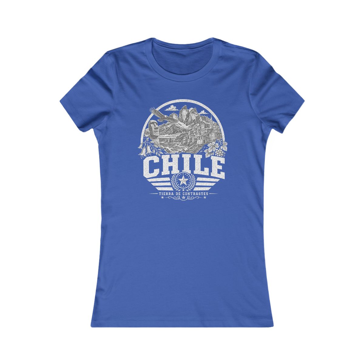 Chile Women's Tee — True Royal
