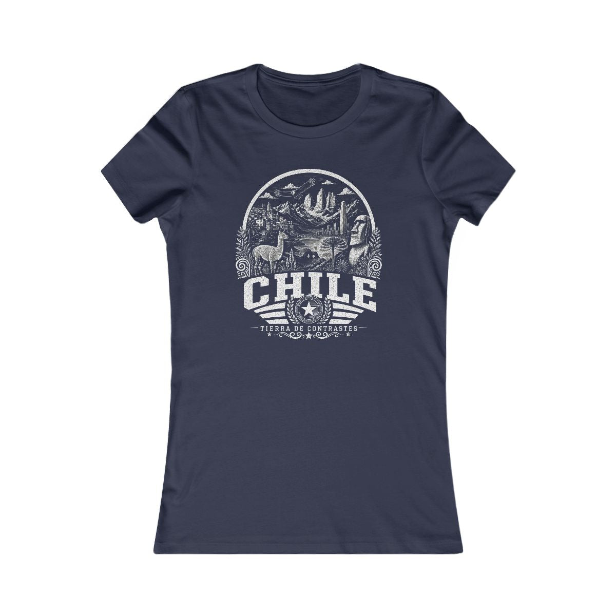 Chile Women's Tee — Navy