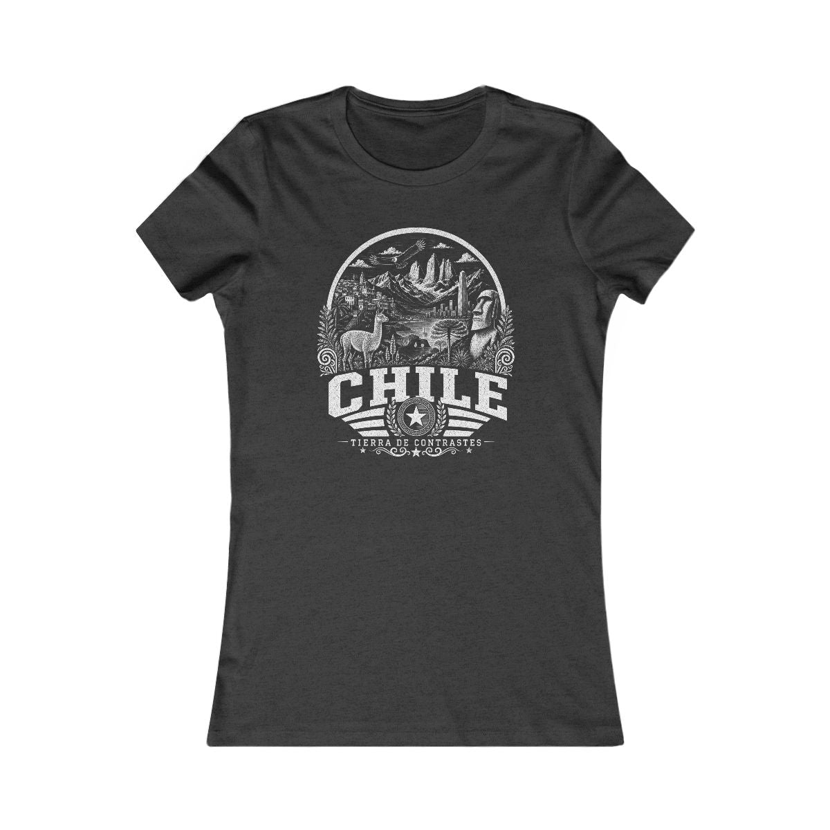 Chile Women's Tee — Dark Grey Heather