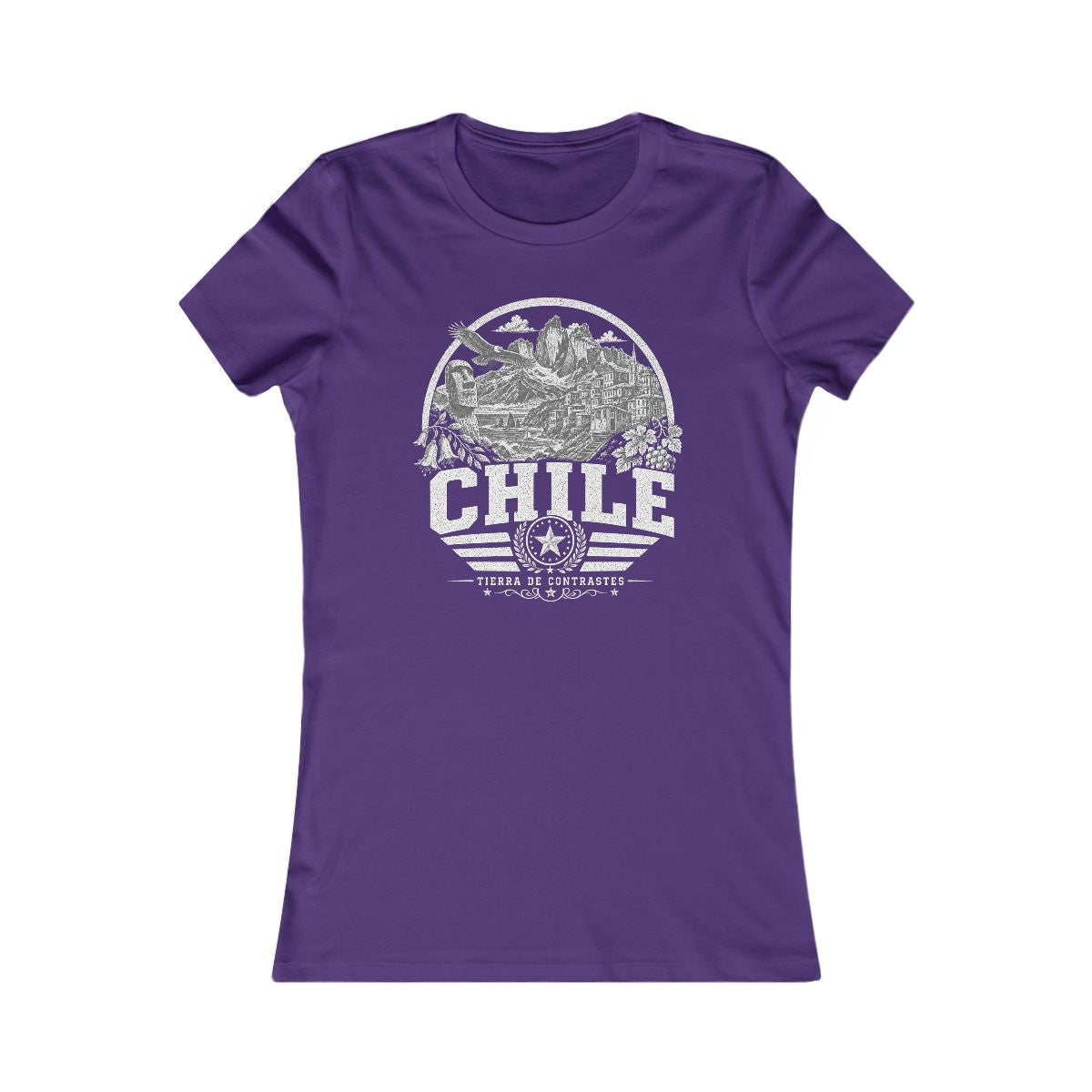 Chile Women's Tee — Team Purple