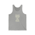 Chile local slang men's tank top — typographic sayings design | Nameshi Destinations (view 1)
