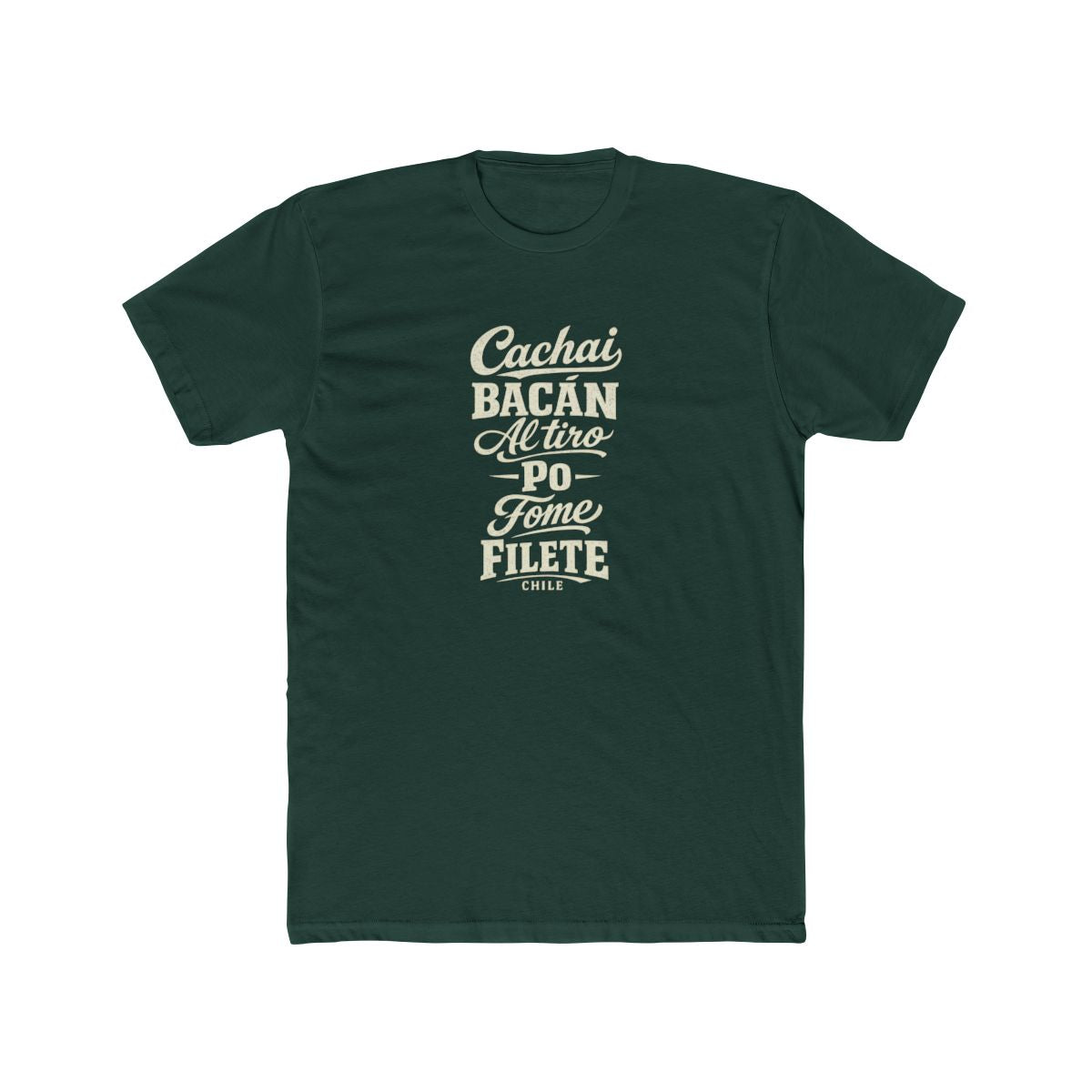Chile local slang men's tee — typographic sayings design | Nameshi Destinations (view 7)