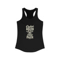 Chile local slang women's tank top — typographic sayings design | Nameshi Destinations (view 1)