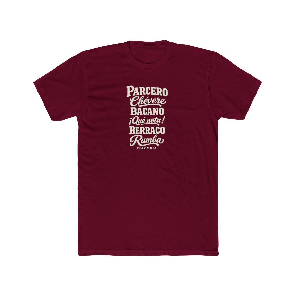 Colombia local slang men's tee — typographic sayings design | Nameshi Destinations (view 14)