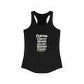 Colombia local slang women's tank top — typographic sayings design | Nameshi Destinations (view 1)