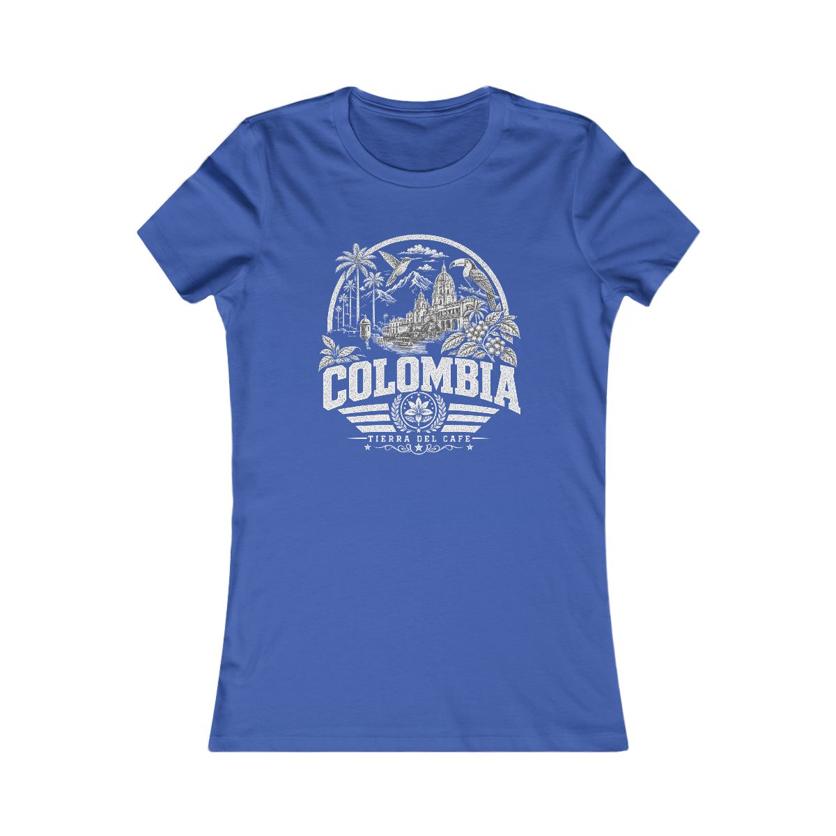 Colombia Women's Tee — True Royal