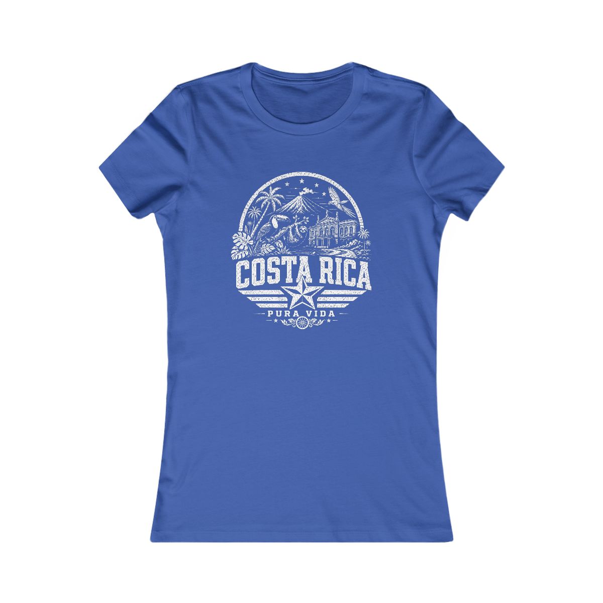 Costa Rica Pura Vida Women's Tee — True Royal