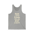 Croatia local slang men's tank top — typographic sayings design | Nameshi Destinations (view 1)