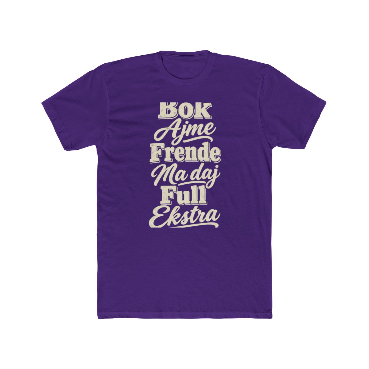 Croatia local slang men's tee — typographic sayings design | Nameshi Destinations (view 13)