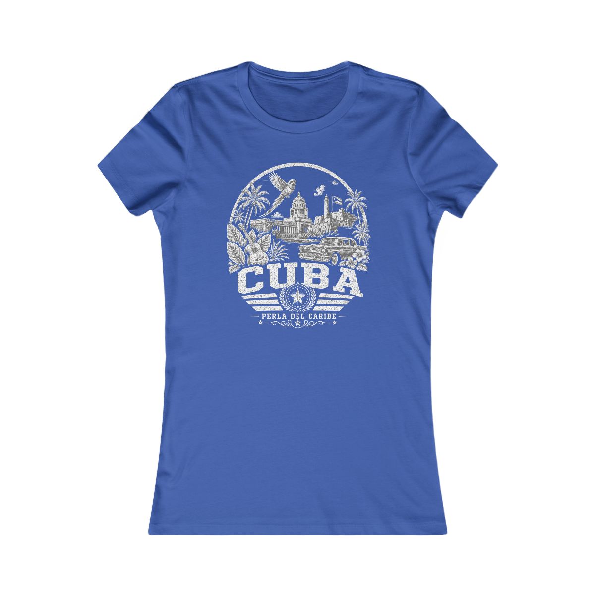 Cuba Women's Tee — True Royal
