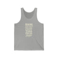 Cuba local slang men's tank top — typographic sayings design | Nameshi Destinations (view 1)