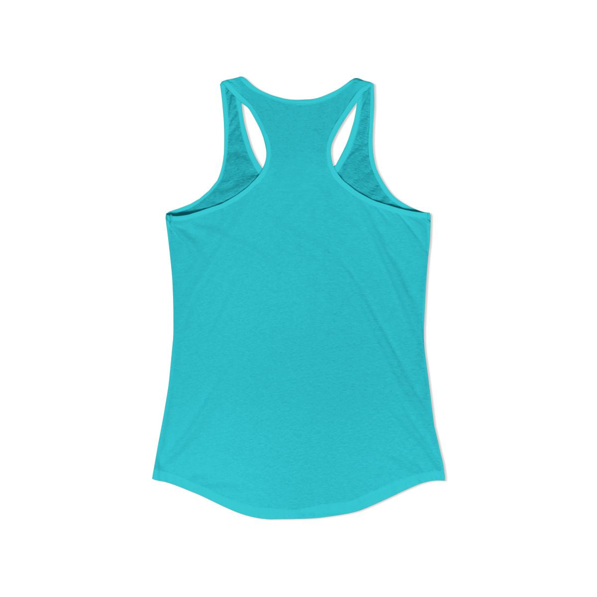 Cuban Slang Expressions Women's Tank Top — Solid Tahiti Blue (back)