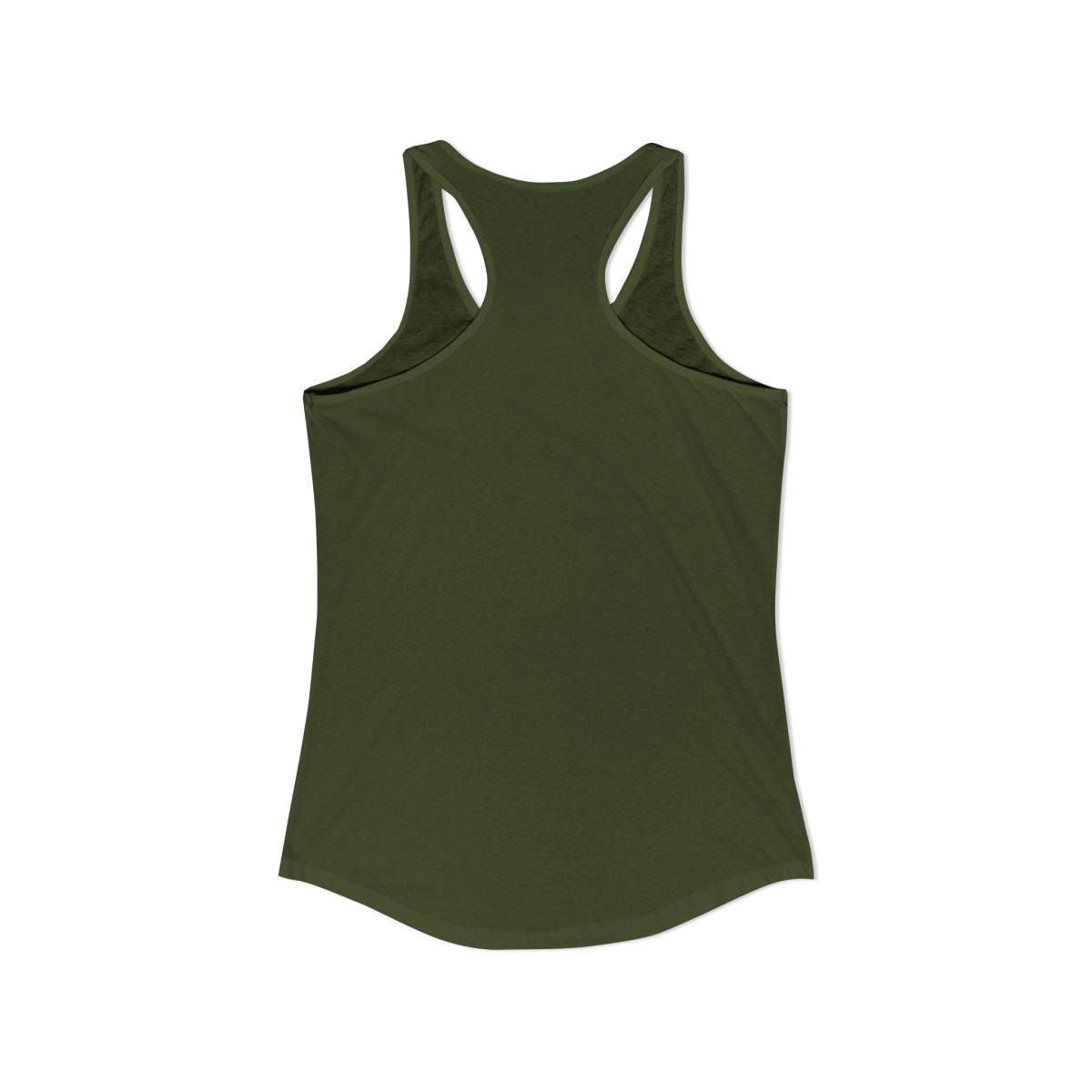Cuban Slang Expressions Women's Tank Top — Solid Military Green (back)