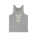 Dominican Republic local slang men's tank top — typographic sayings design | Nameshi Destinations (view 1)