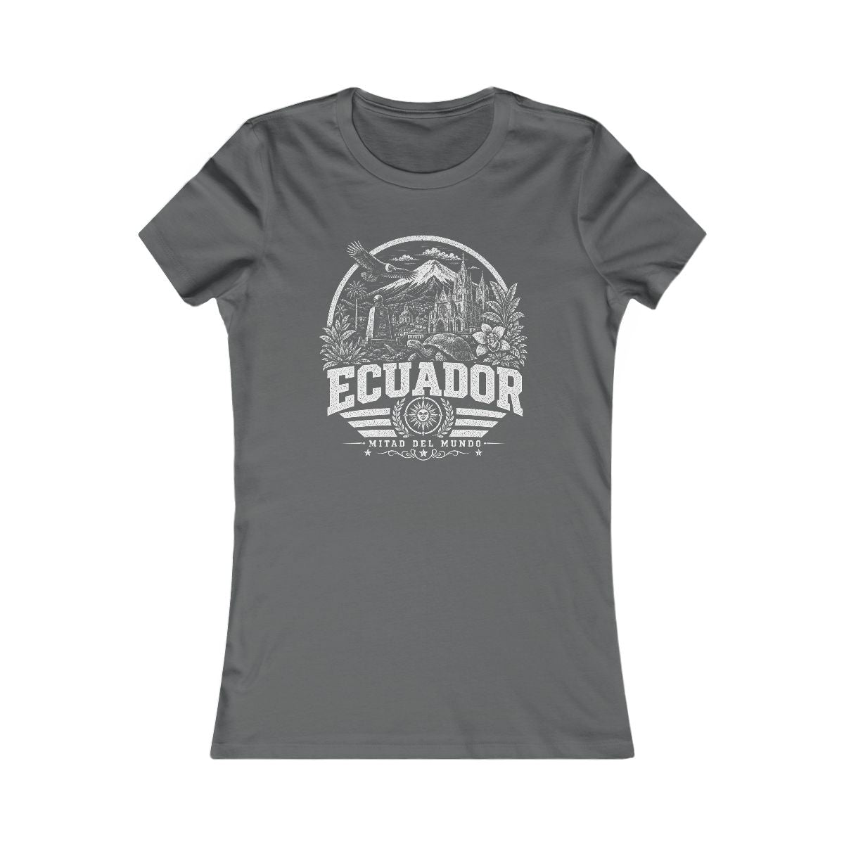 Ecuador Women's Tee — Asphalt