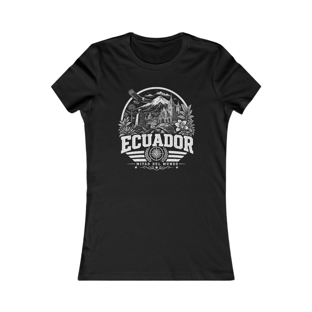 Ecuador Women's Tee — Black