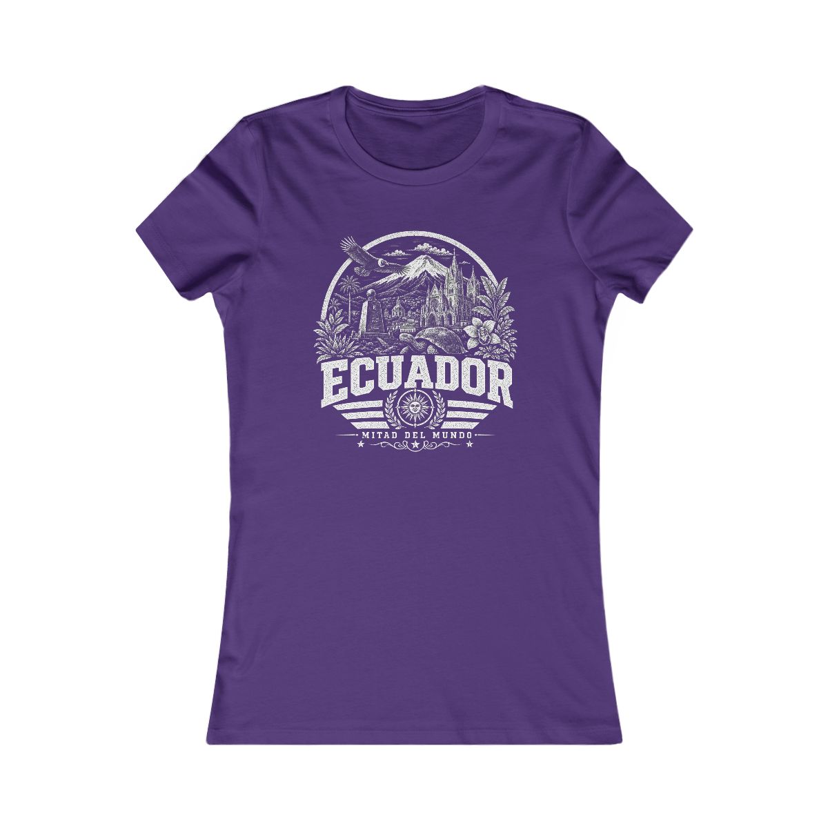 Ecuador Women's Tee — Team Purple
