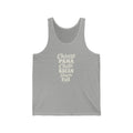 Ecuador local slang men's tank top — typographic sayings design | Nameshi Destinations (view 1)