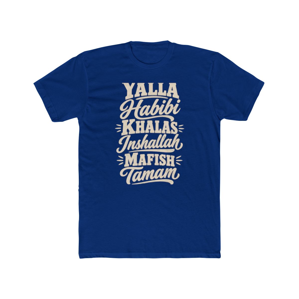Egypt local slang men's tee — typographic sayings design | Nameshi Destinations (view 11)