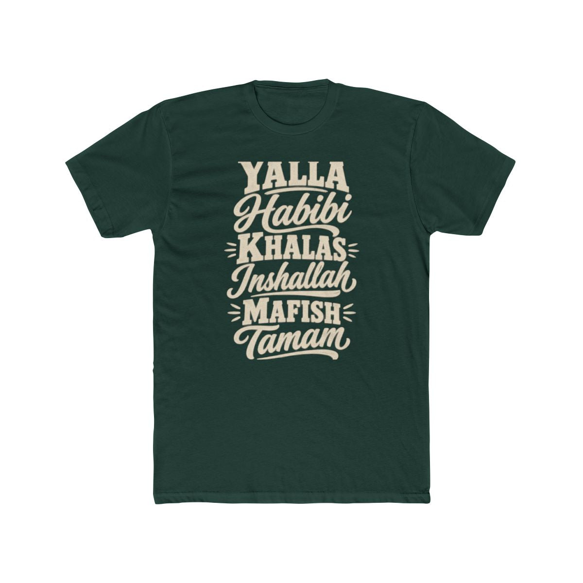 Egypt local slang men's tee — typographic sayings design | Nameshi Destinations (view 7)