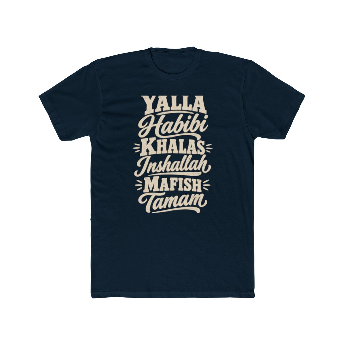 Egypt local slang men's tee — typographic sayings design | Nameshi Destinations (view 12)