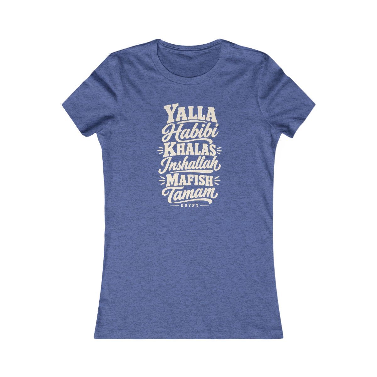 Egypt local slang women's tee — typographic sayings design | Nameshi Destinations (view 12)