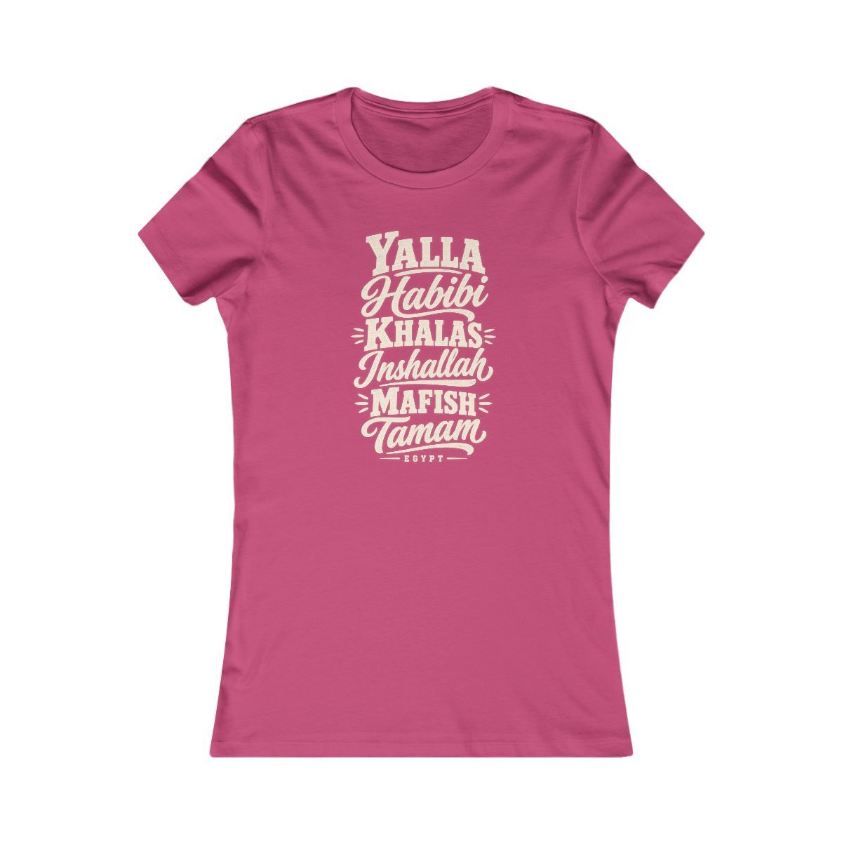 Egypt local slang women's tee — typographic sayings design | Nameshi Destinations (view 15)