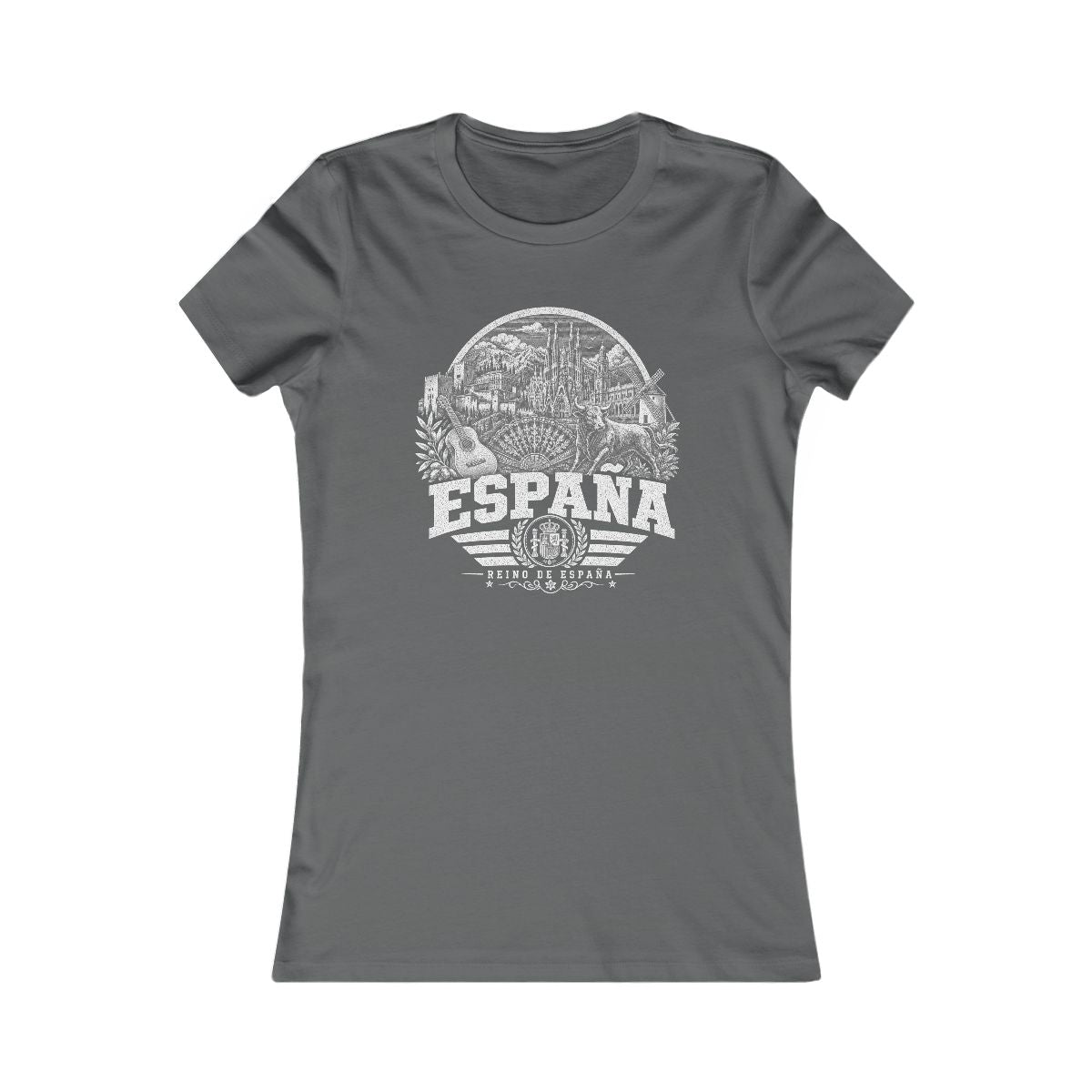 España Women's Tee — Asphalt