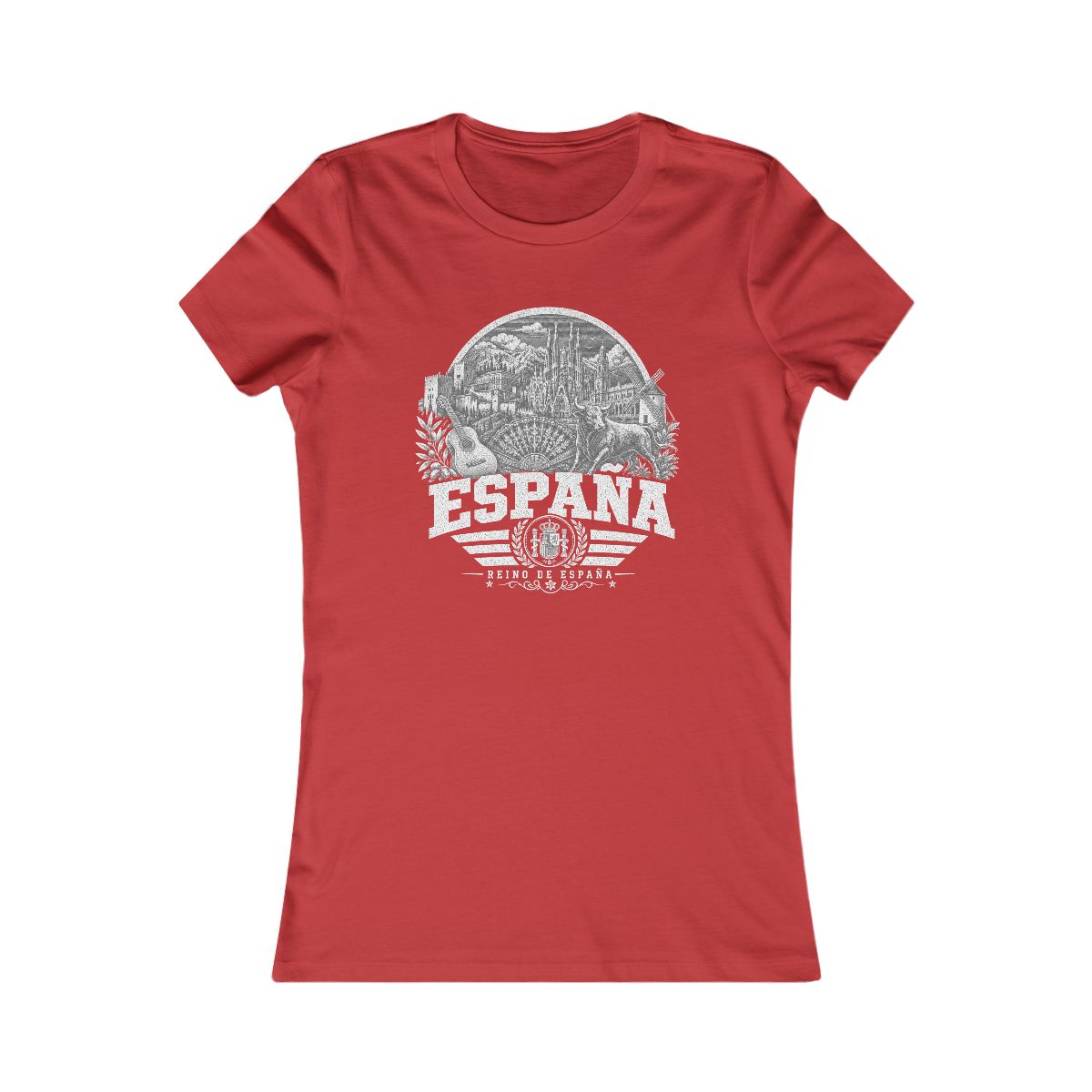 España Women's Tee — Red