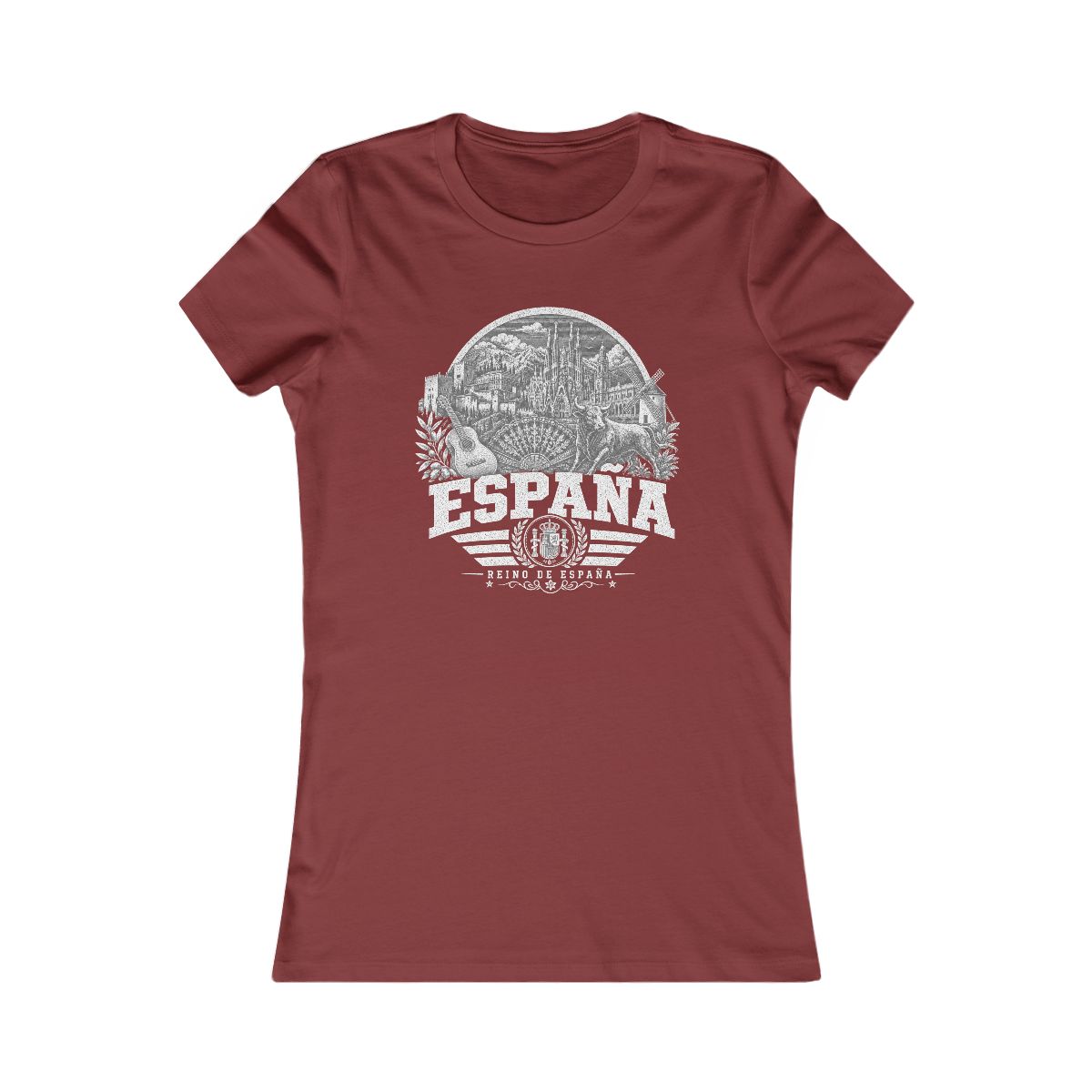 España Women's Tee — Cardinal