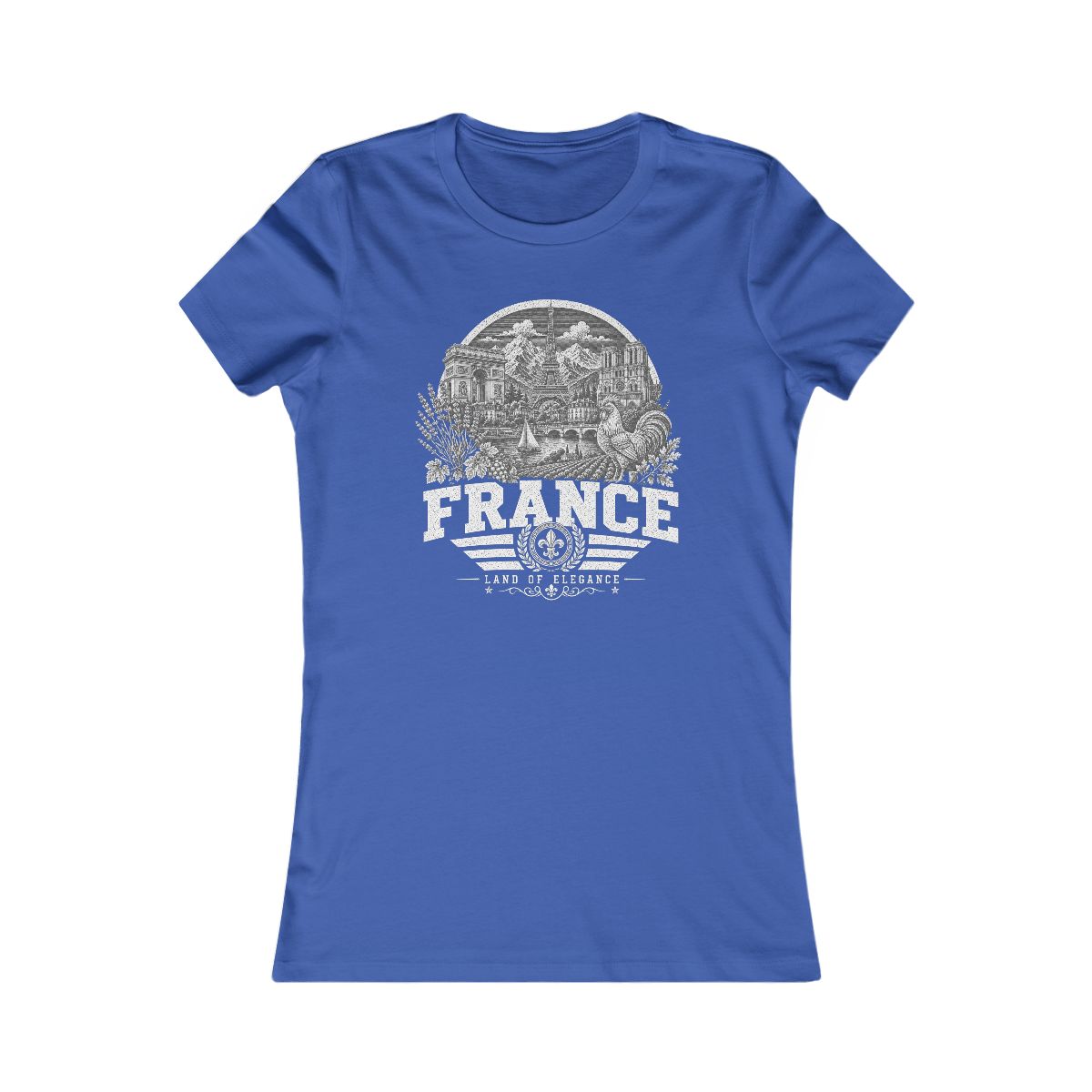 France Women's Tee — True Royal