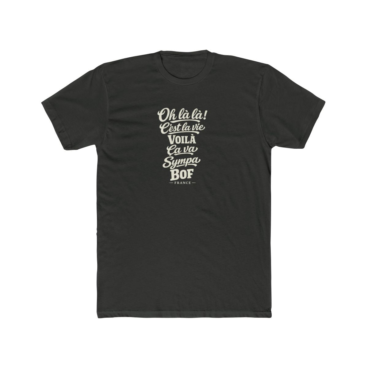 France local slang men's tee — typographic sayings design | Nameshi Destinations (view 5)